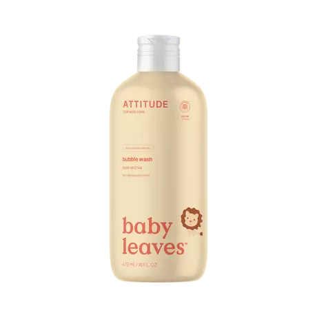 ATTITUDE Baby Leaves Peer & Nectar Badschuim 473 ML