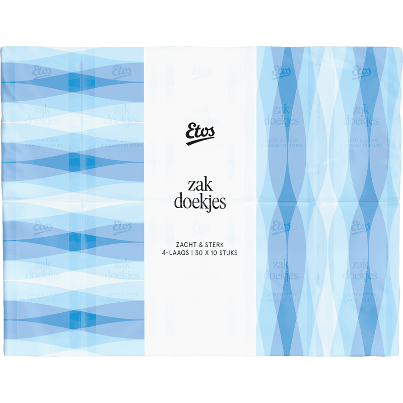 Etos Zacht & Sterk 4-Laags Zakdoekjes 30 stuks