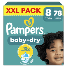 Pampers Baby Dry XXL Pack Luiers Maat 8 17+ KG 78 Stuks