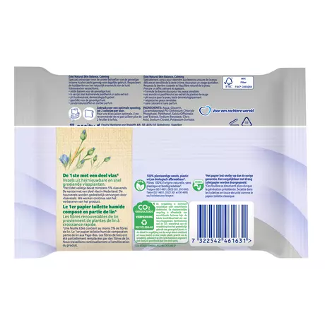 Edet Natural Skin Balance Vochtig Toiletpapier 42 stuks