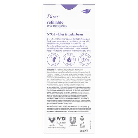 Dove Violet Antiperspirant Deodorant Refillable Starter Kit