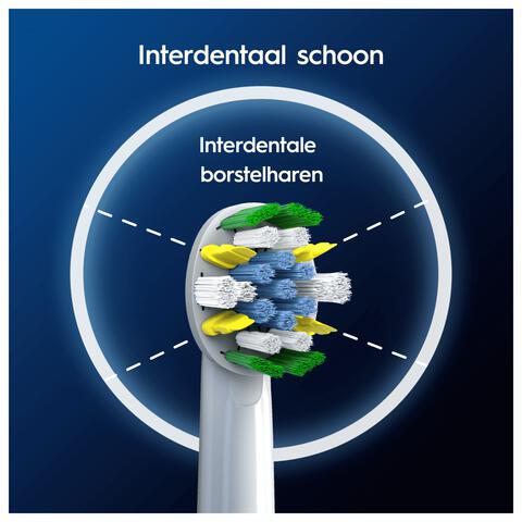 Oral-B Floss Action Opzetborstels Wit - 4 Stuks