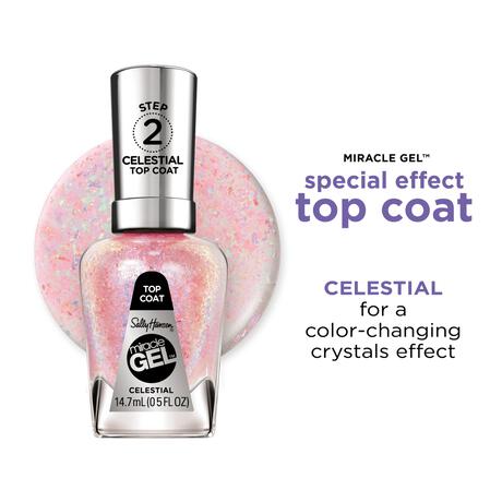 Sally Hansen Miracle Gel Top Coat - Roze - 110 Celestial