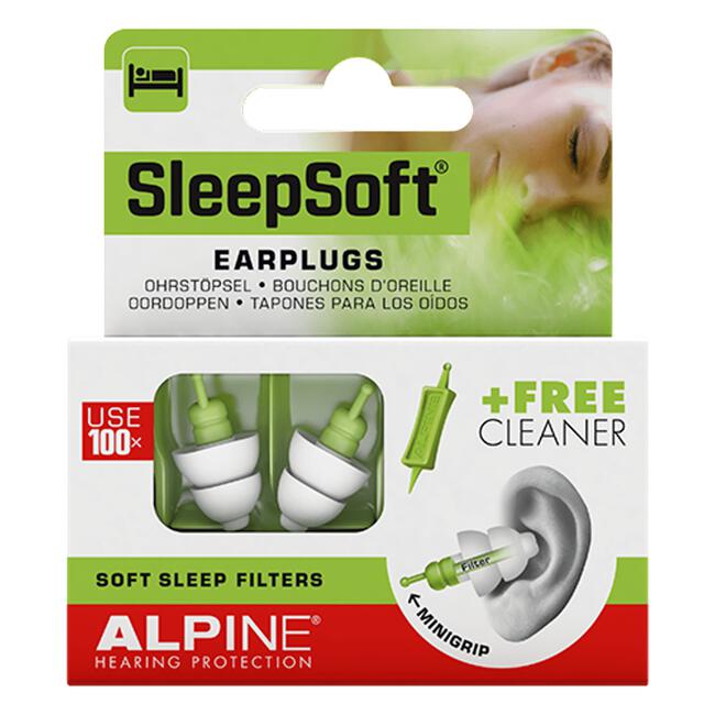 alpine sleepsoft herbruikbare slaap oordoppen 1 paar 1 ea etos