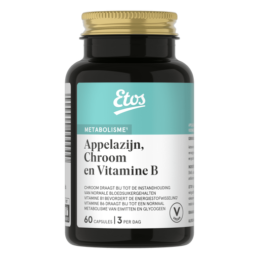 Etos Appelazijn Chroom Vit B Capsules 60 stuks