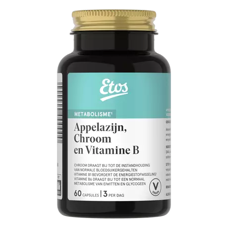 Etos Appelazijn Chroom Vit B Capsules 60 stuks