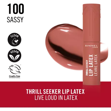 Rimmel London Thrill Seeker Lip Latex 100 Sassy