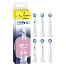 Oral-B iO Gentle Care Opzetborstels Wit 6 Stuks