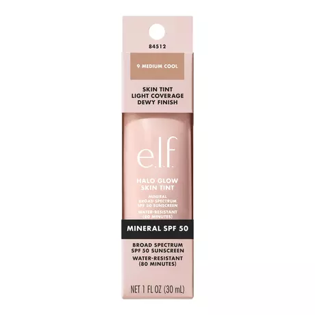 e.l.f. Halo Glow Skin Tint SPF50 9 Medium Cool&nbsp;