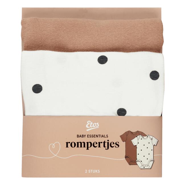Etos Romper Dot Maat 86-92 Combiset 2 stuks