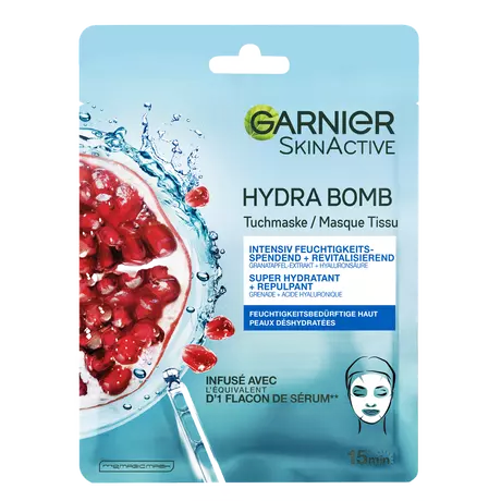 Garnier SkinActive Hydra Bomb Sheet Masker Granaatappel