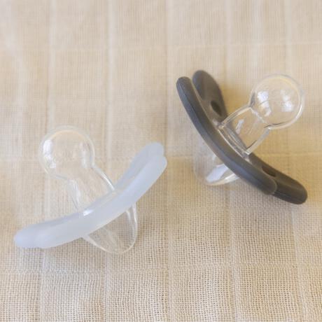 Difrax Fopspeen Natural 0-6 Maanden Lichtblauw/Beige BPA-vrij