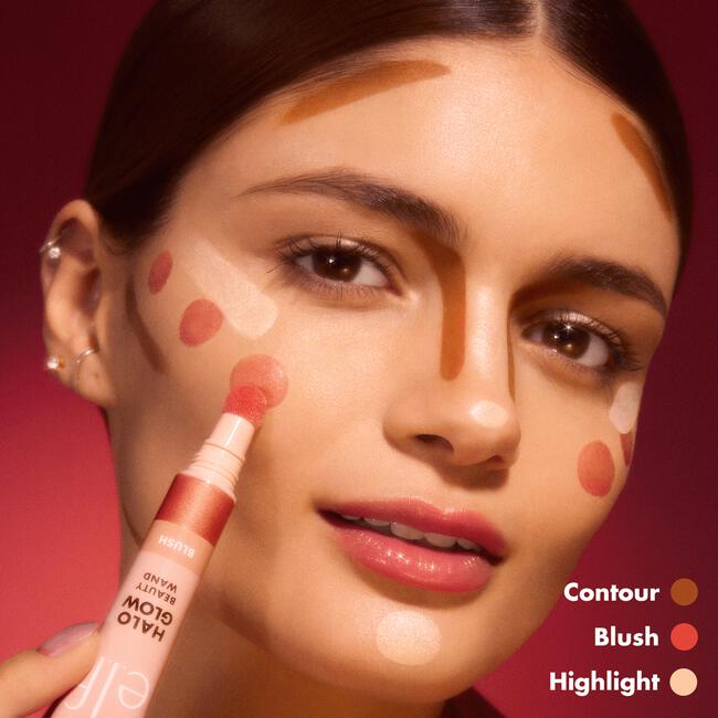 e.l.f. Halo Glow Contour Beauty Wand Medium/Tan