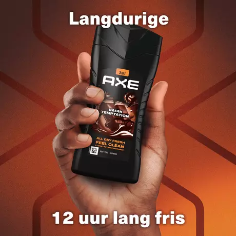 AXE Giftset Dark Temptation Toilettas 250ml + 150ml