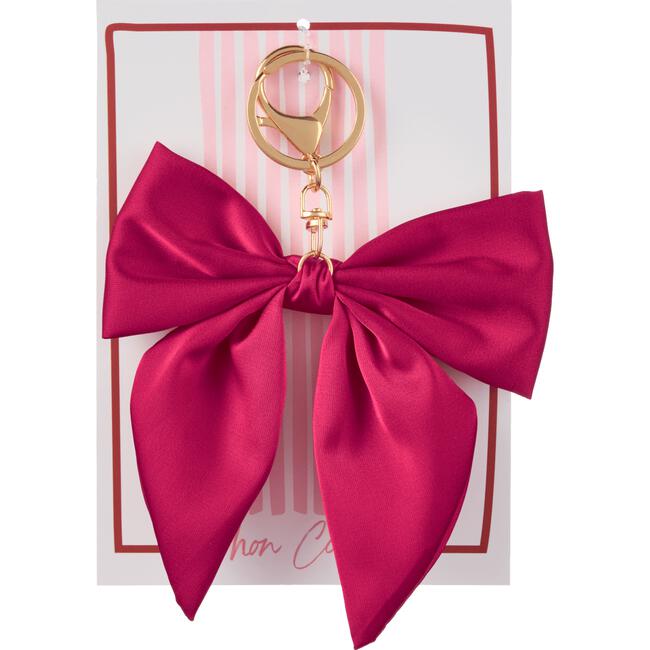  sleutelhanger roze strik