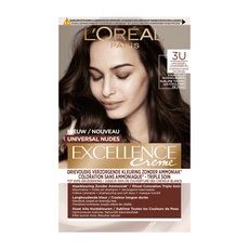 L'Oréal Paris Excellence Universal Nudes Permanente Haarverf 3U Donkerbruin