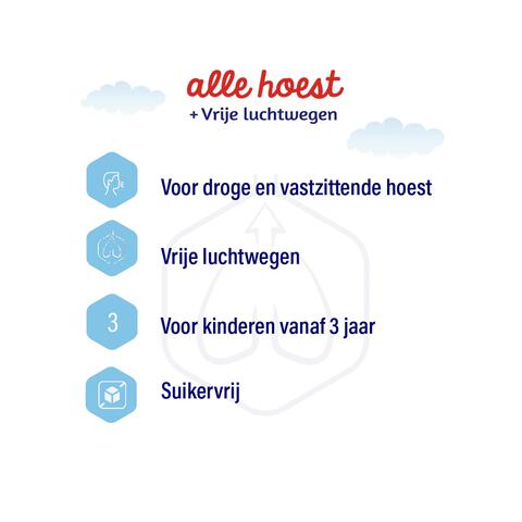 Dampo Kids Kindersiroop Alle Hoest + Vrije Luchtwegen Suikervrij 120 ML