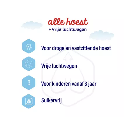 Dampo Kids Kindersiroop Alle Hoest En Vrije Luchtwegen Suikervrij 120 ML