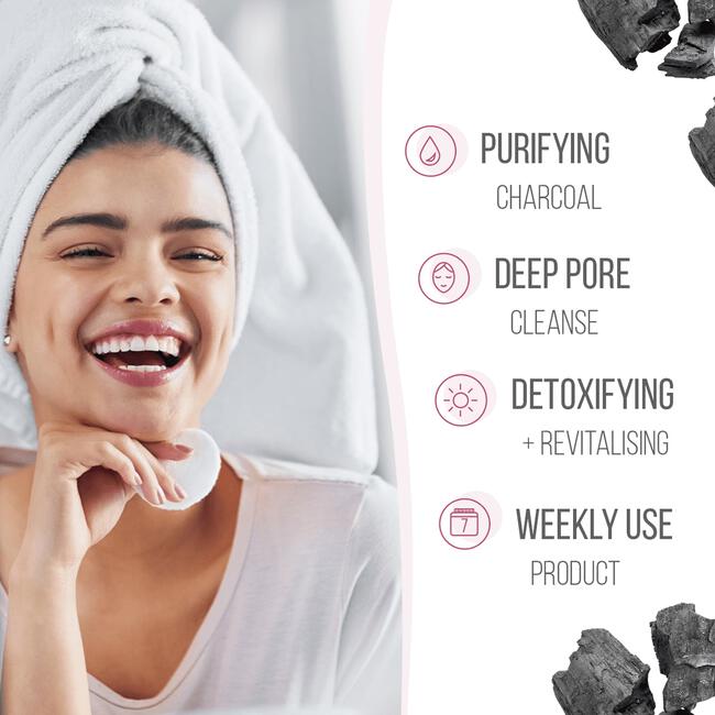 Montagne Jeunesse 7th Heaven Charcoal Black Sugar Peel Off Masker