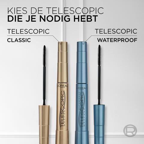 L'Oréal Paris False Lash Telescopic Lengte Mascara Zwart