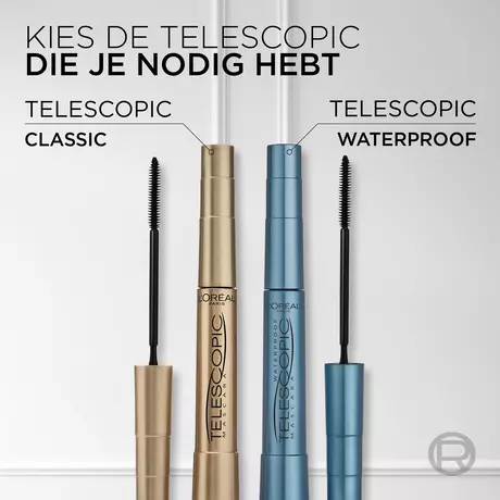 L'Oréal Paris False Lash Telescopic Lengte Mascara Zwart