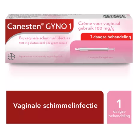 Canesten Gyno 1 Daagse Cr�me bij Vaginale Schimmel 1 stuk