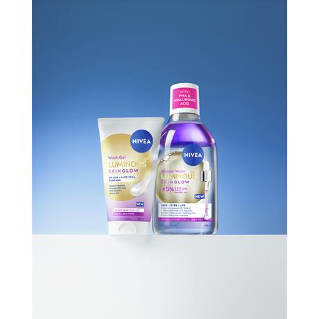 NIVEA Luminous630 Skin Glow Serum Infused Micellair Water 400 ML