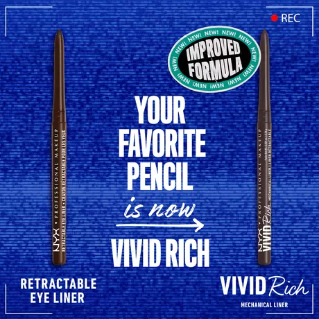 NYX Professional Makeup Vivid Rich Mechanical Pencil Sapphire Bling