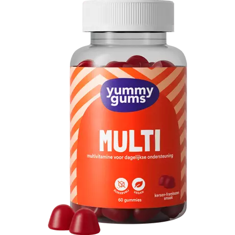 Yummygums Multi Suikervrij Gummies 60 stuks