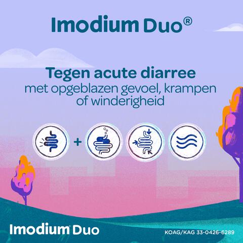 Imodium Duo 6 stuks