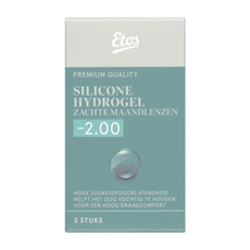 Etos Silicone Hydrogel Zachte Maandlenzen -2.00 3st.