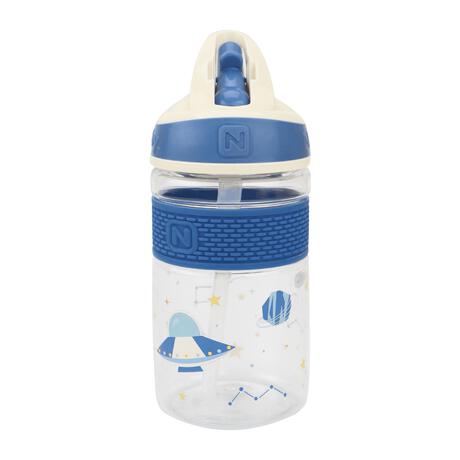 Nûby 2N1 Beker met Harde Tuit uit Tritan Blauw 3+ J 360 ML