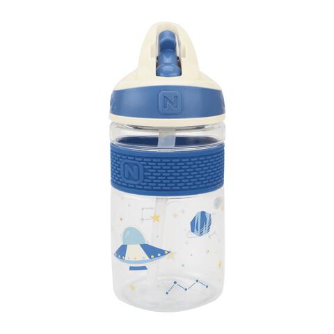 Nûby 2N1 Beker met Harde Tuit uit Tritan Blauw 3+ J 360 ML