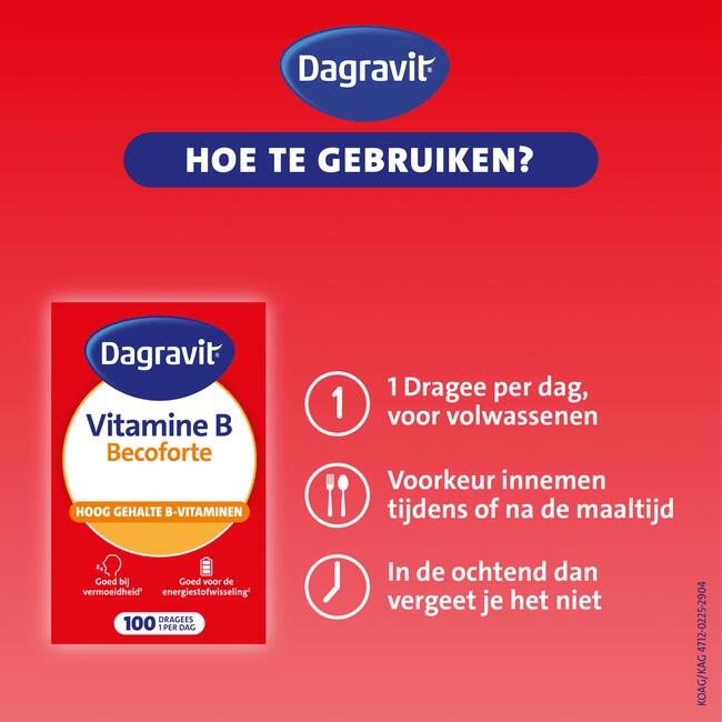 Dagravit Becoforte 100 tabletten