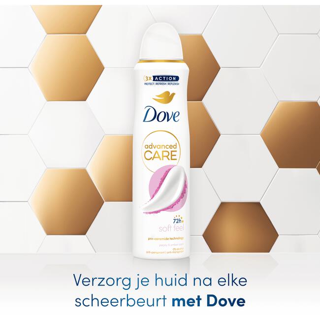 Dove Advanced Care Soft Feel Anti-Transpirant Deodorant Spray 150 ML