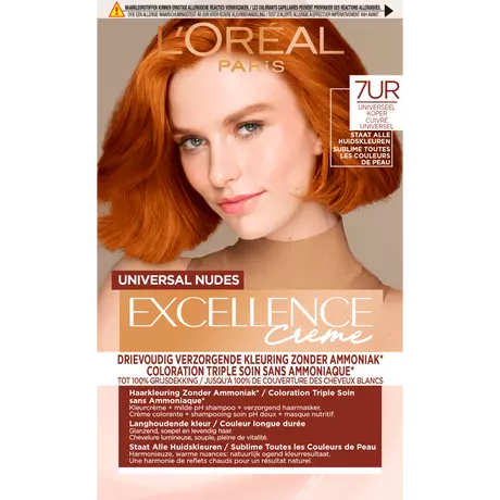 L'Oréal Paris Excellence Universal Nudes Permanente Haarverf 7UR Koperrood