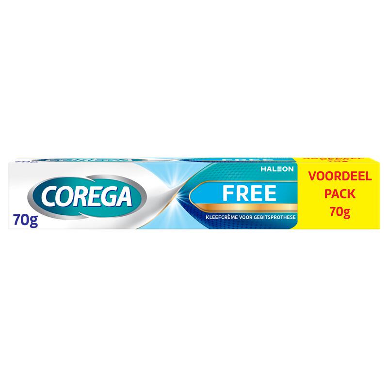 Corega Free Kleefcrème Kunstgebitten 70 gram