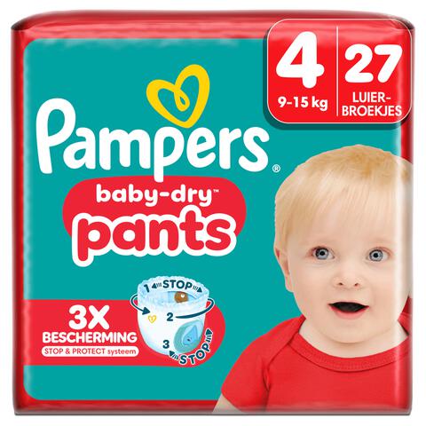 Pampers Baby Dry Pants Luierbroekjes Maat 4 9-15 KG 27 Stuks