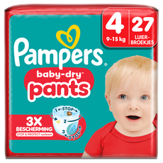 Pampers Baby Dry Pants Luierbroekjes Maat 4 9-15 KG 27 stuks