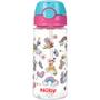 Nûby Beker met Zacht Rietje en Drukknop Uit Tritan Roze 3+ J 540 ML