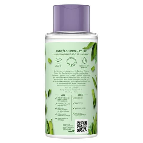 Andrélon Pro Nature Bamboo Volume Boost Shampoo 400 ML