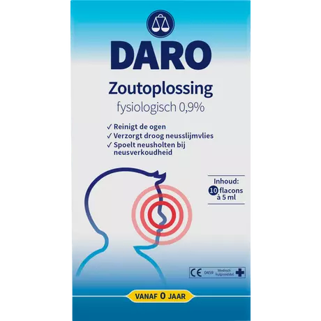 Daro Zoutoplossing Fysiologisch 10 x 5 ML