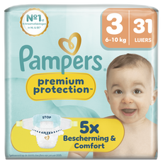 Pampers Premium Protection Luiers Maat 3 6-10 KG 31 stuks