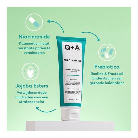 Q+A Niacinamide Gentle Exfoliating Cleanser 125 ML