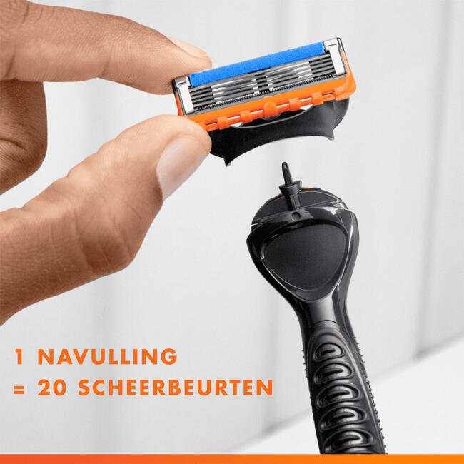 Gillette Fusion5 Power Navulmesjes 4 Stuks