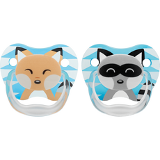 Dr. Brown’s Fopspeen Fase 1 Turquoise & Grijs Animal