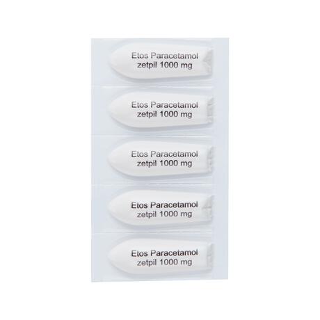 Etos Paracetamol 1000 mg Zetpil