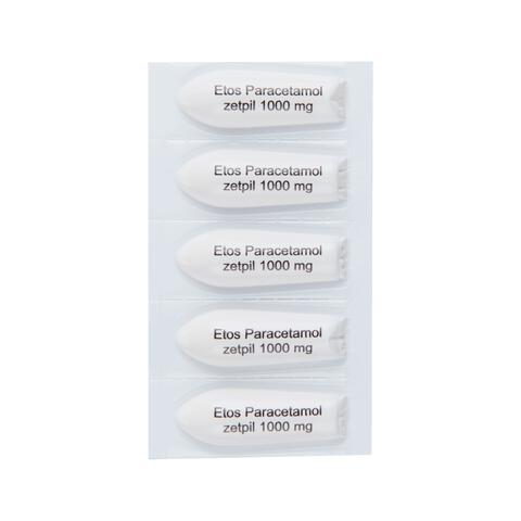 Etos Paracetamol 1000 mg Zetpil