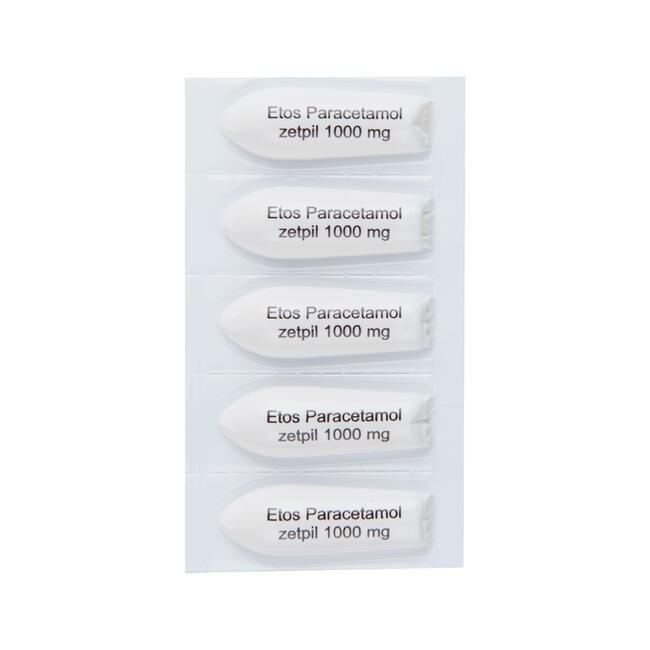 Etos Paracetamol 1000 mg Zetpil