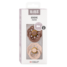BIBS Size 2 Woodchuck Blush Fopspenen 2 pack